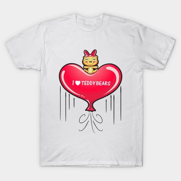 Teddy Bear T-Shirt by raptica